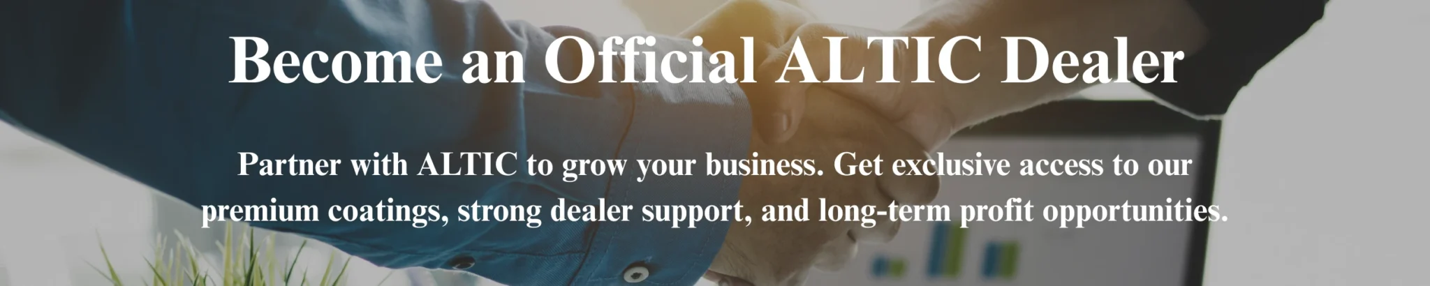 altic paint dealer banner