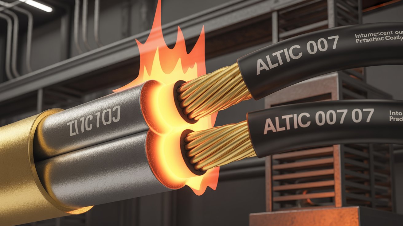 Protecting Cables from Fire Damage with ALTIC 007 Intumescent Coating