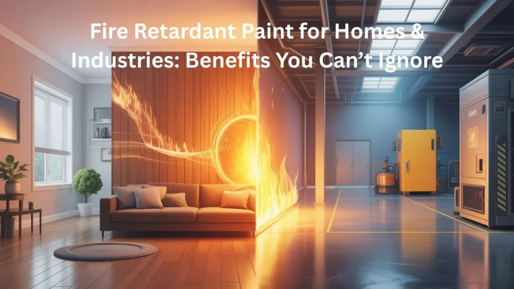 Fire Retardant Paint for Homes & Industries: Benefits You Can’t Ignore