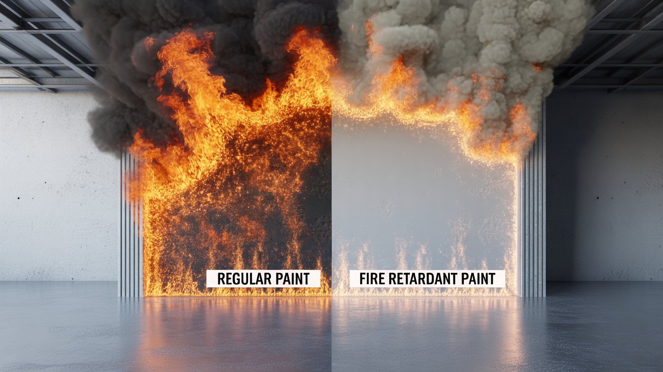 Fire Retardant Paint vs. Regular Paint: What’s the Real Difference?