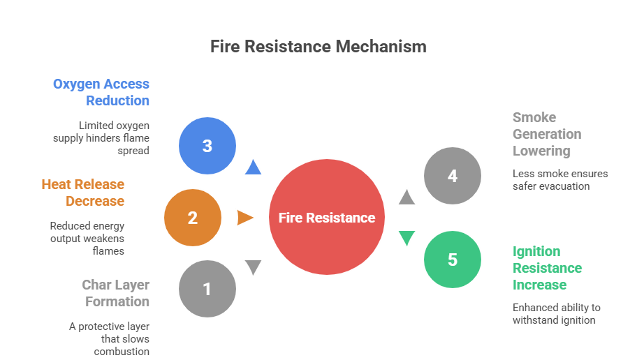 What happens during a fire?