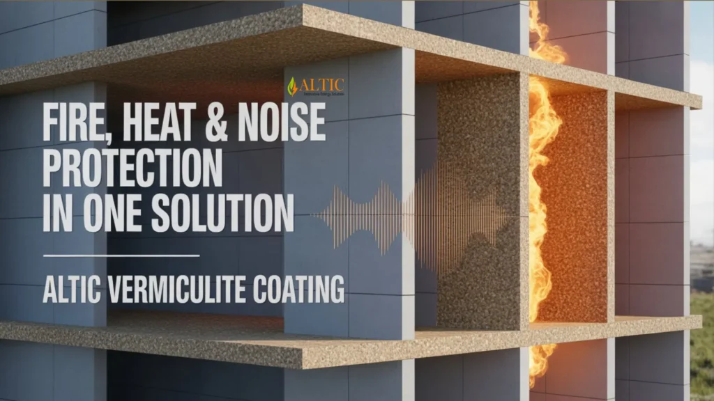 Fire, Heat & Noise Protection in One Solution: ALTIC Vermiculite Coating Explained