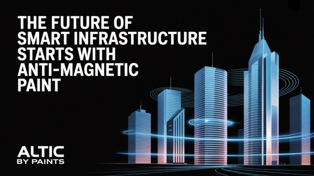 The Future of Smart Infrastructure Starts with Anti-Magnetic Paint by Altic Paints
