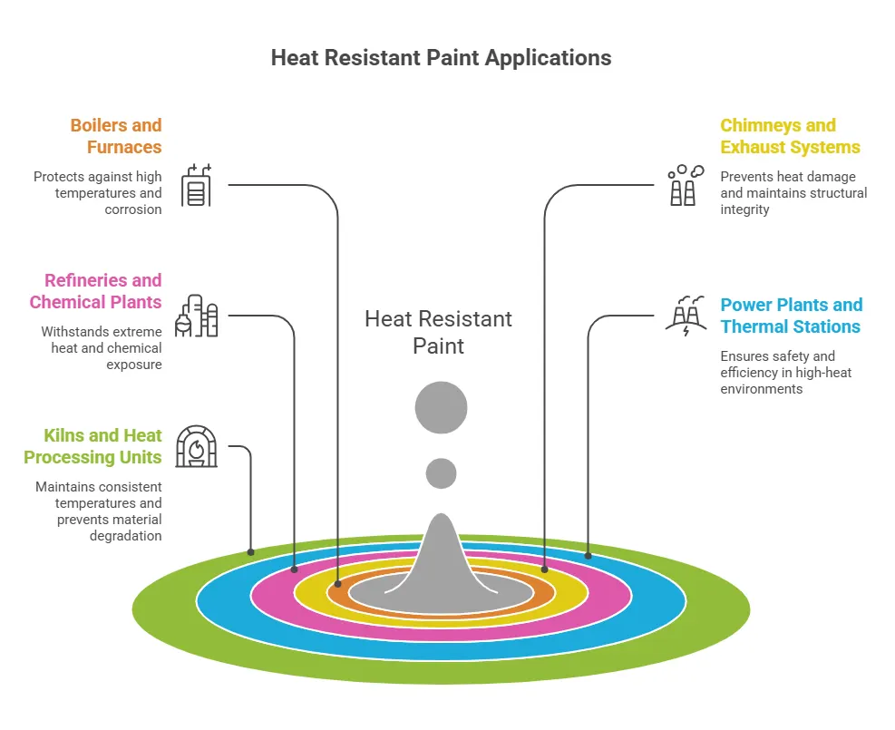 Industrial Applications of Heat Resistant Paint
