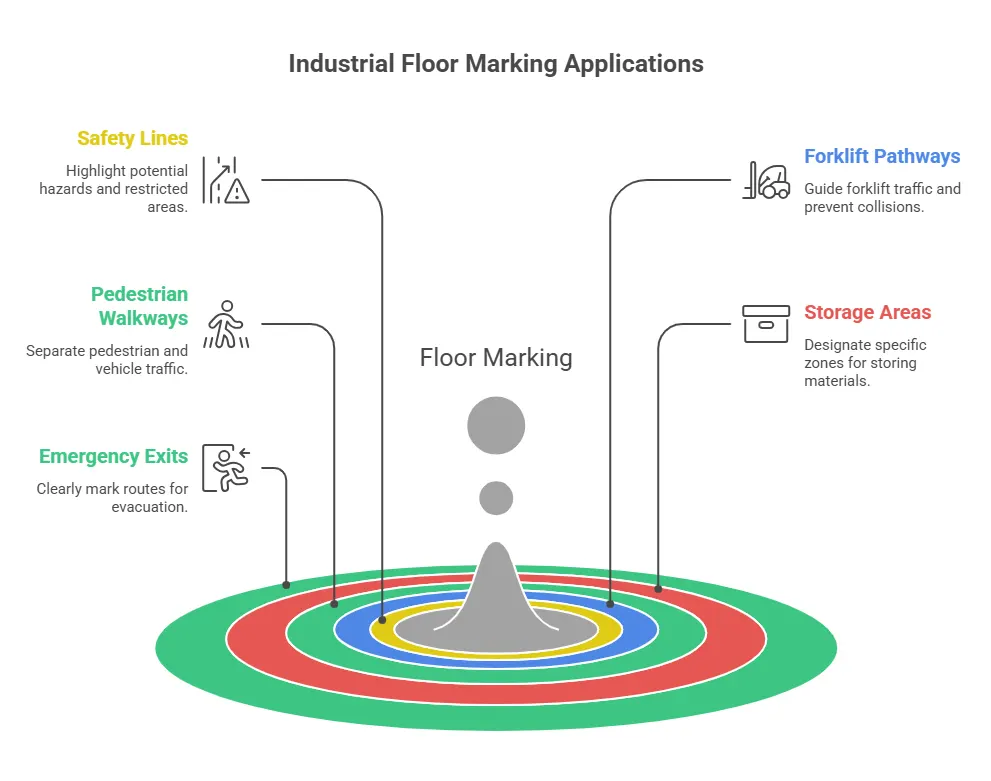 Industrial Floor Marking Types