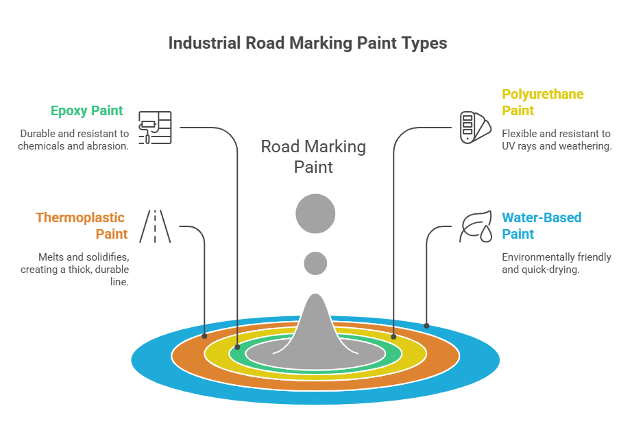 Types of Industrial Road Marking Paint