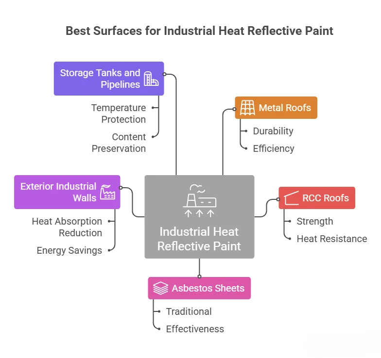 Best Surfaces for Industrial Heat Reflective Paint