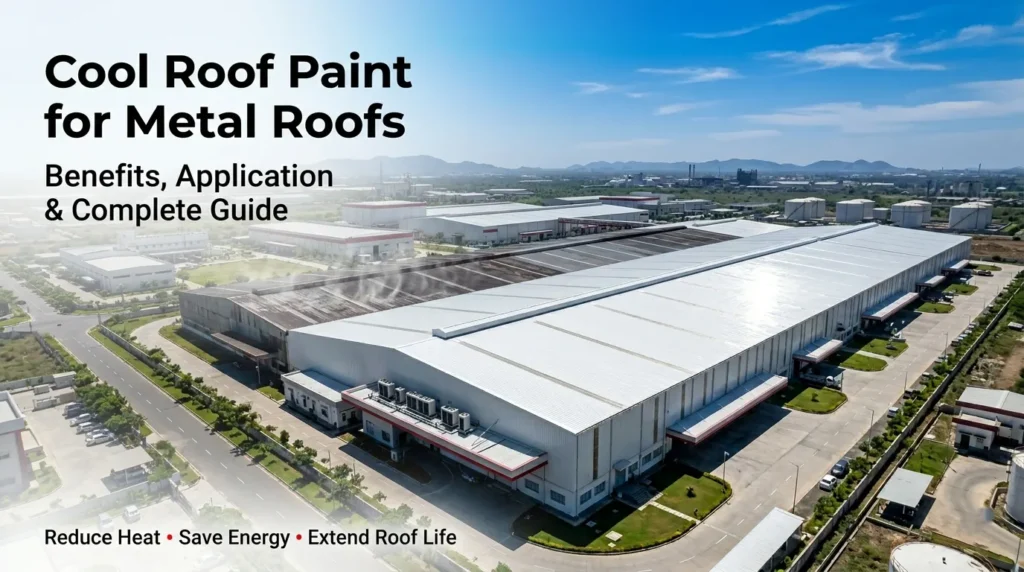 Cool Roof Paint for Metal Roofs – Benefits, Application & Complete Guide