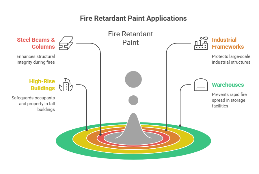 Applications of Fire Retardant Paint in Steel Structures