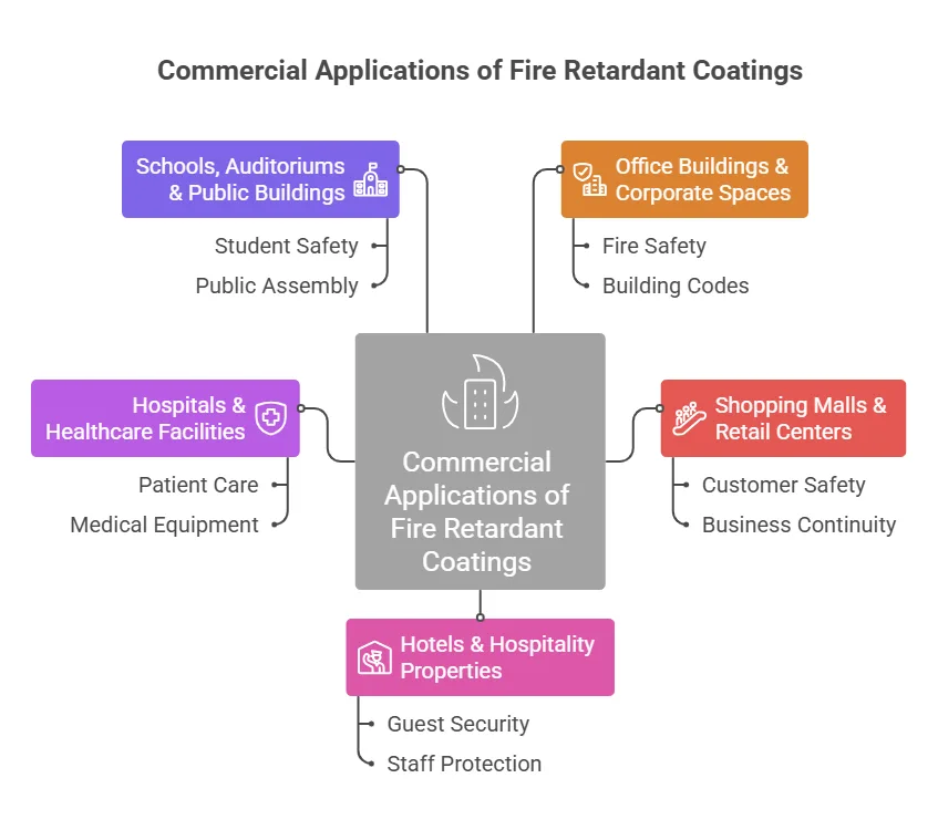 Commercial Applications of Fire Retardant Coatings