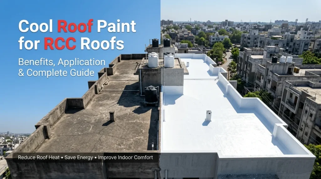 Cool Roof Paint for RCC Roofs – Benefits, Application & Complete Guide