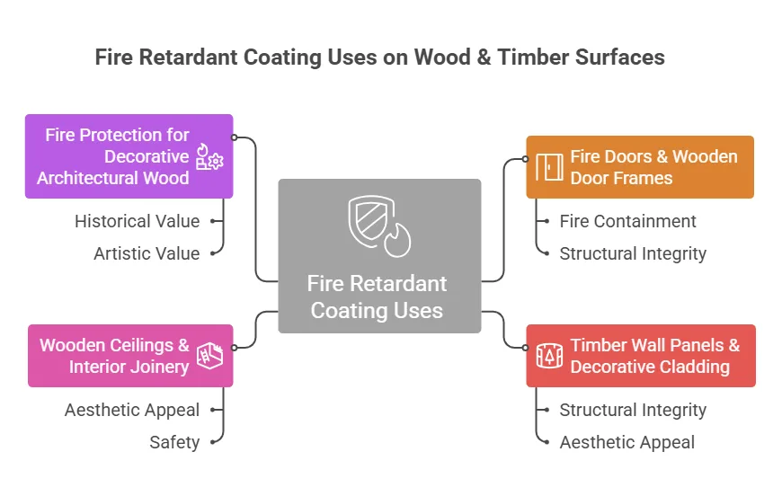 Fire Retardant Coating Uses on Wood & Timber Surfaces