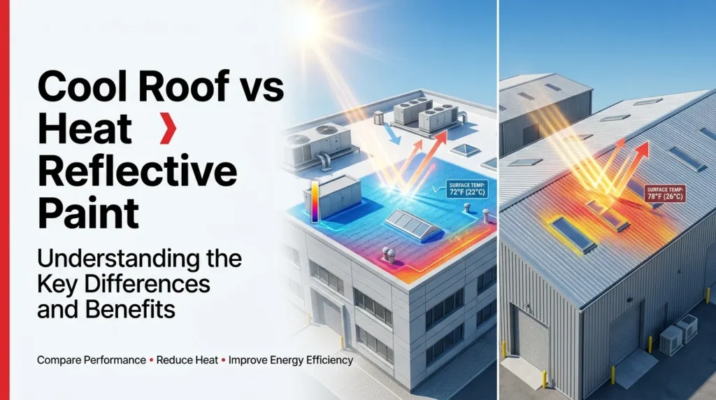 Cool Roof vs Heat Reflective Paint – Understanding the Key Differences and Benefits