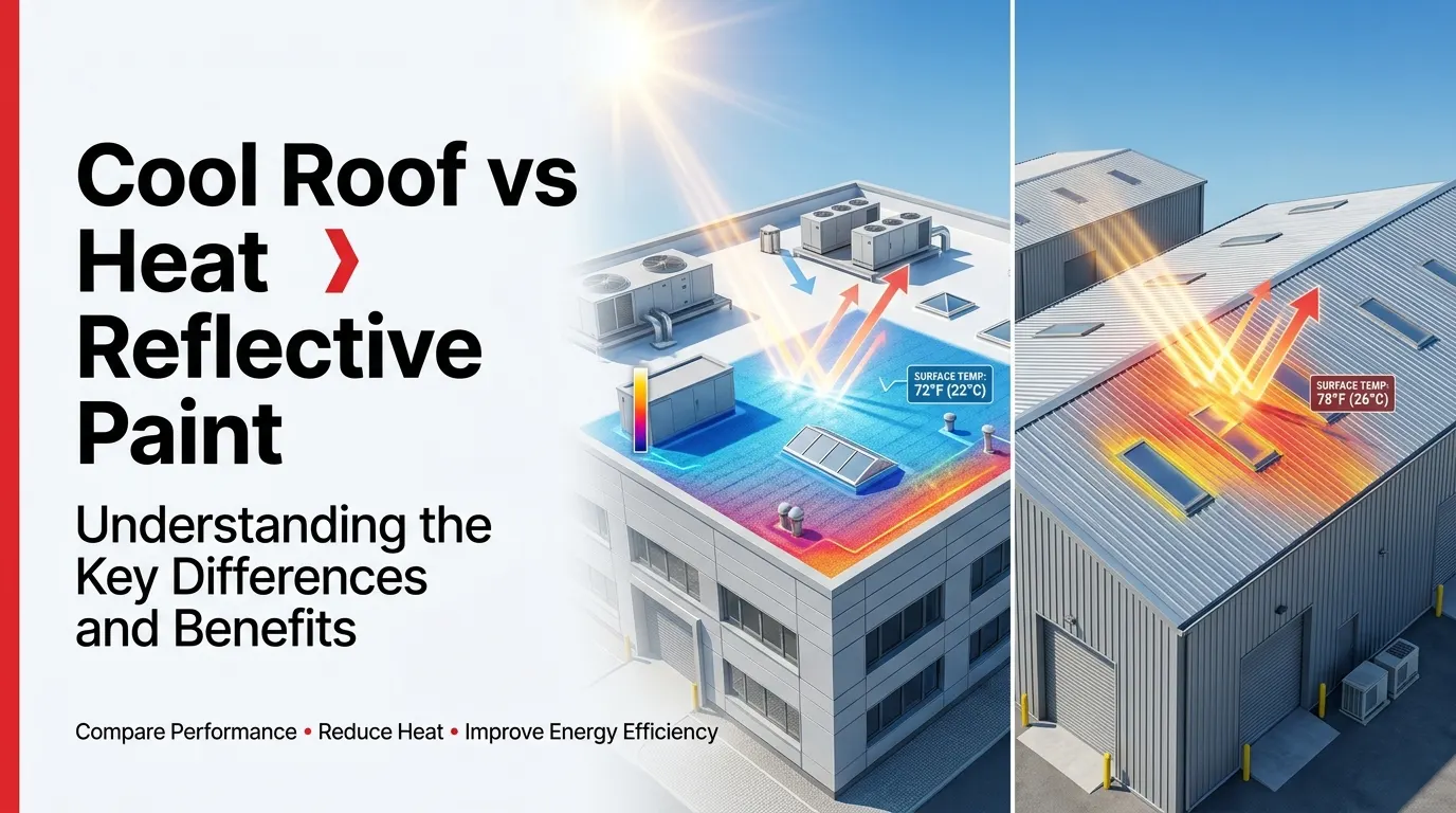 Cool Roof vs Heat Reflective Paint – Understanding the Key Differences and Benefits