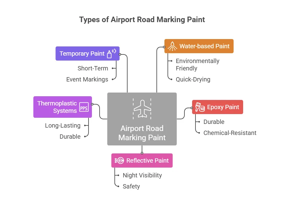 Types of Airport Road Marking Paint