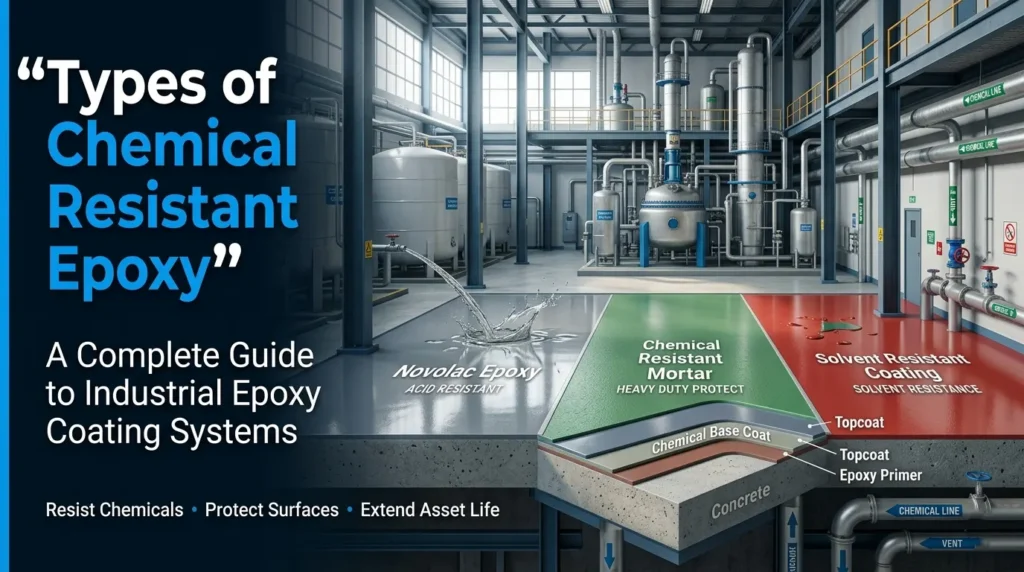 Types of Chemical Resistant Epoxy – A Complete Guide to Industrial Epoxy Coating Systems