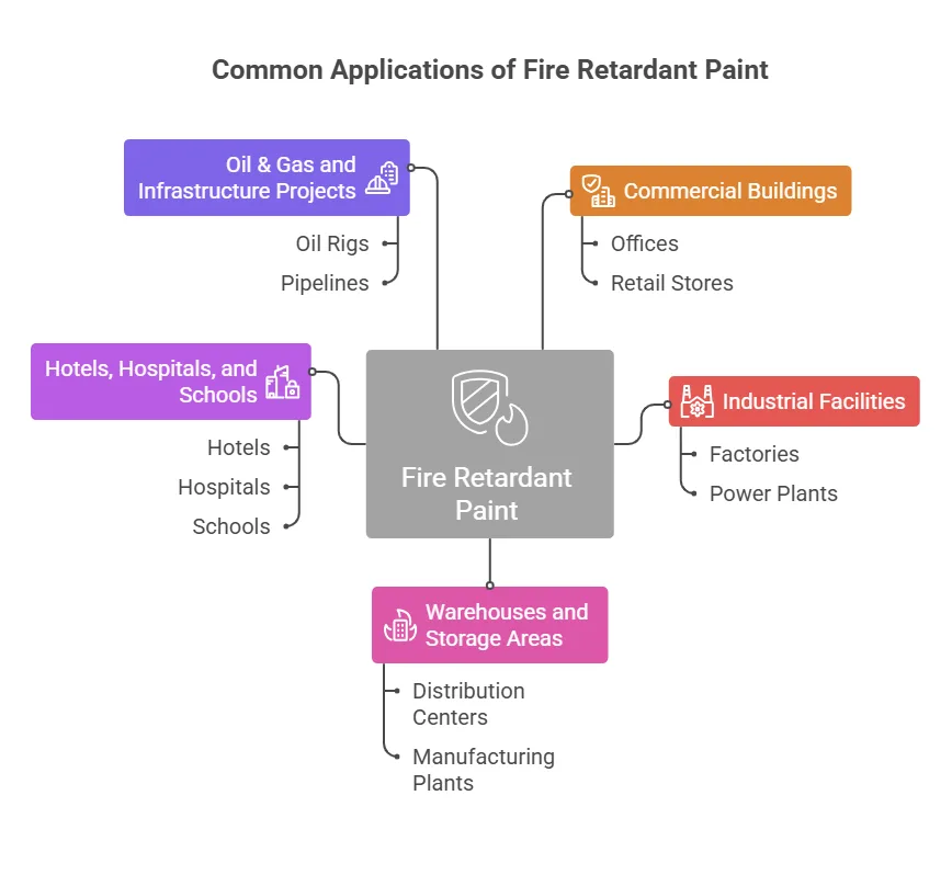 Common Applications of Fire Retardant Paint
