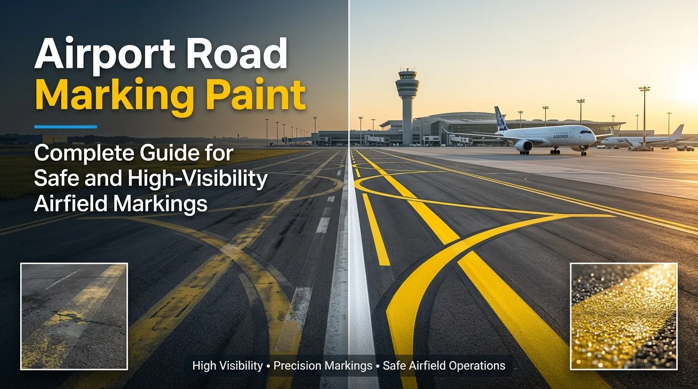 Airport Road Marking Paint – Complete Guide for Safe and High-Visibility Airfield Markings