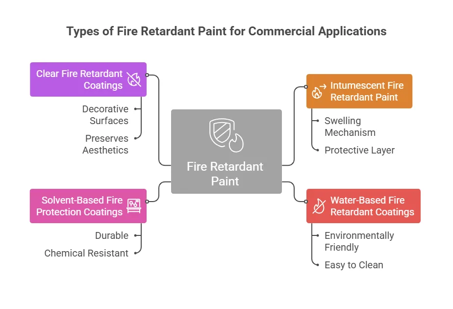 Types of Fire Retardant Paint for Commercial Applications