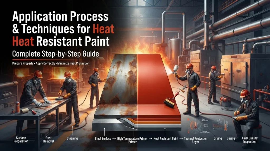 Application Process & Techniques for Heat Resistant Paint