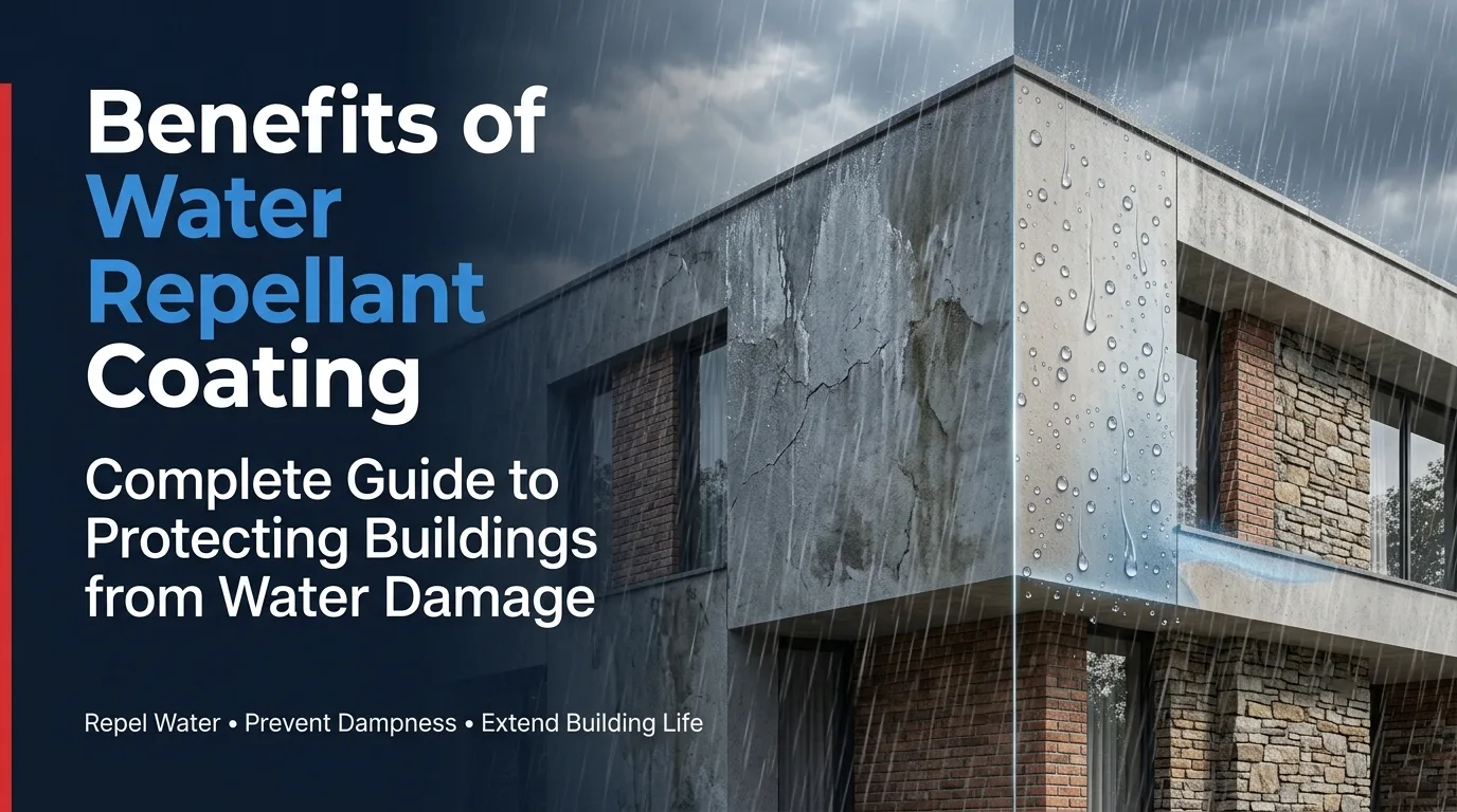 Benefits of Water Repellant Coating: Complete Guide to Protecting Buildings from Water Damage