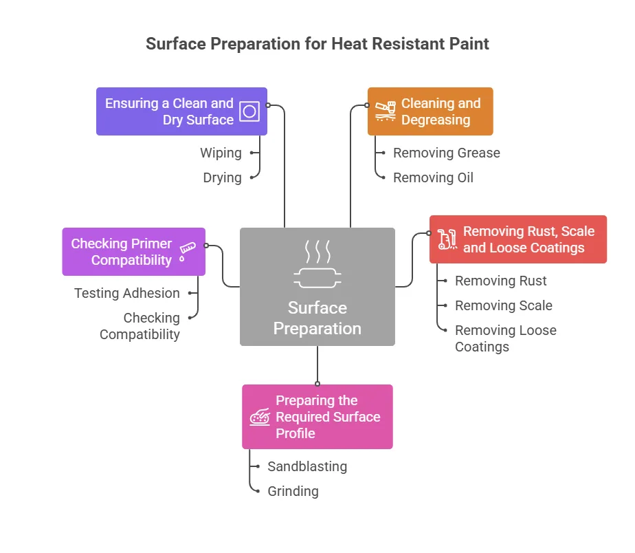 Surface Preparation Before Applying Heat Resistant Paint