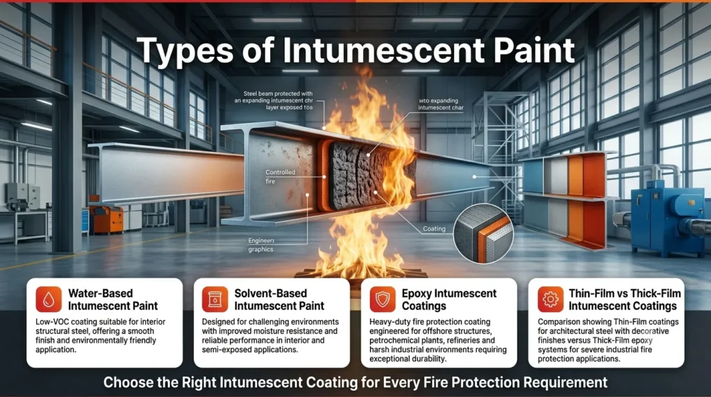 Types of Intumescent Paint