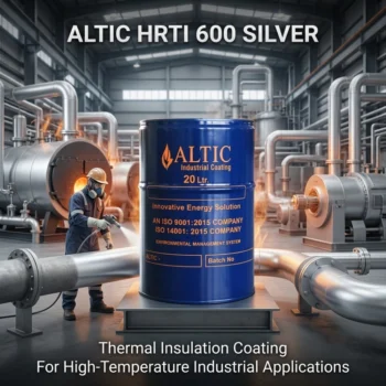 ALTIC HRTI 600 SILVER is a high-temperature protective and thermal insulation coating designed for suitable industrial surfaces exposed to elevated temperatures.