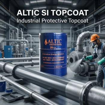 ALTIC SI Topcoat protects the thermal insulation basecoat from weather and environmental exposure as part of the ALTIC SI coating system.