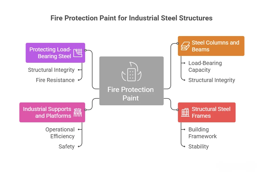 Fire Protection Paint for Industrial Steel Structures