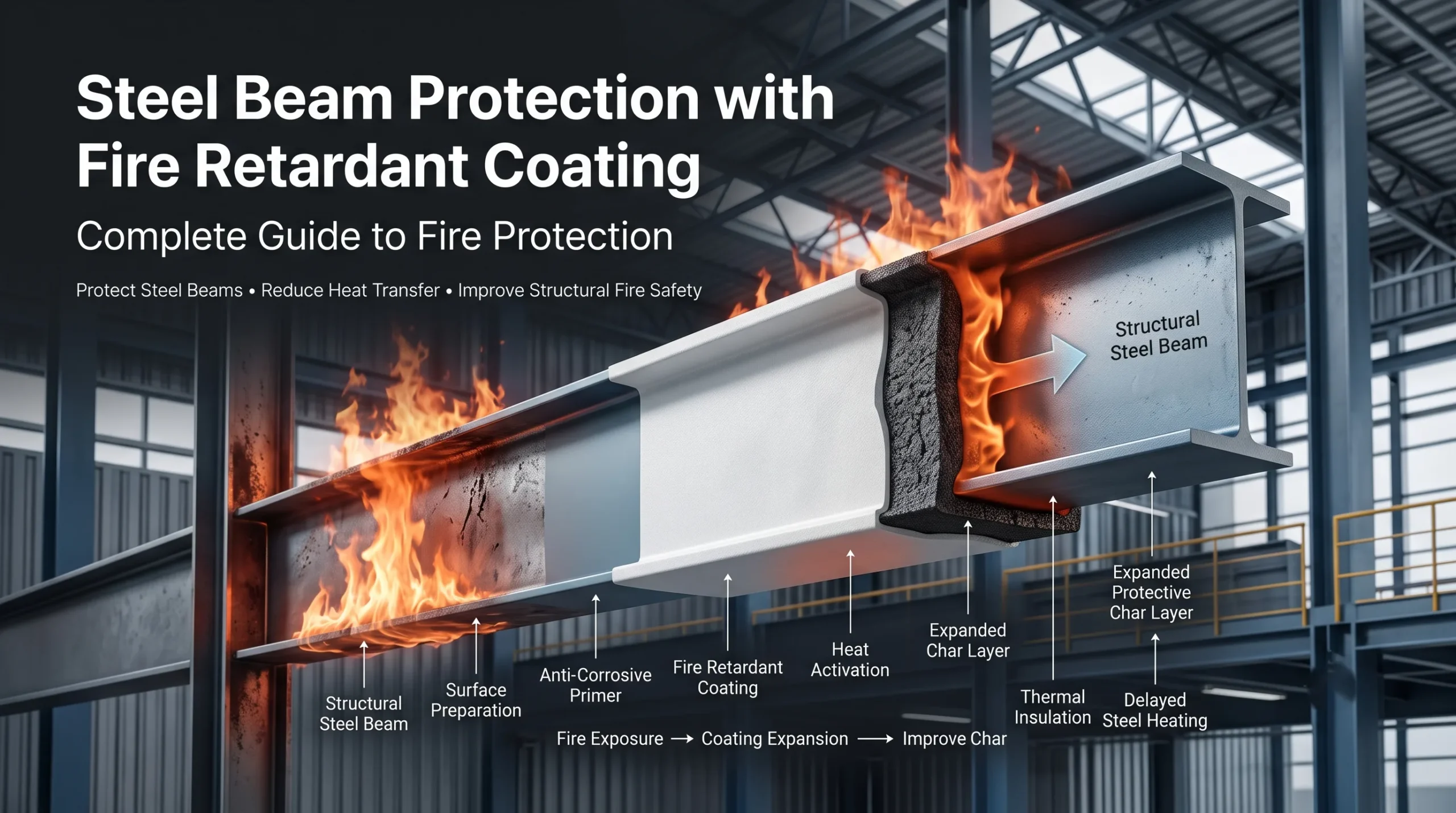 Steel Beam Protection with Fire Retardant Coating – Complete Guide to Fire Protection